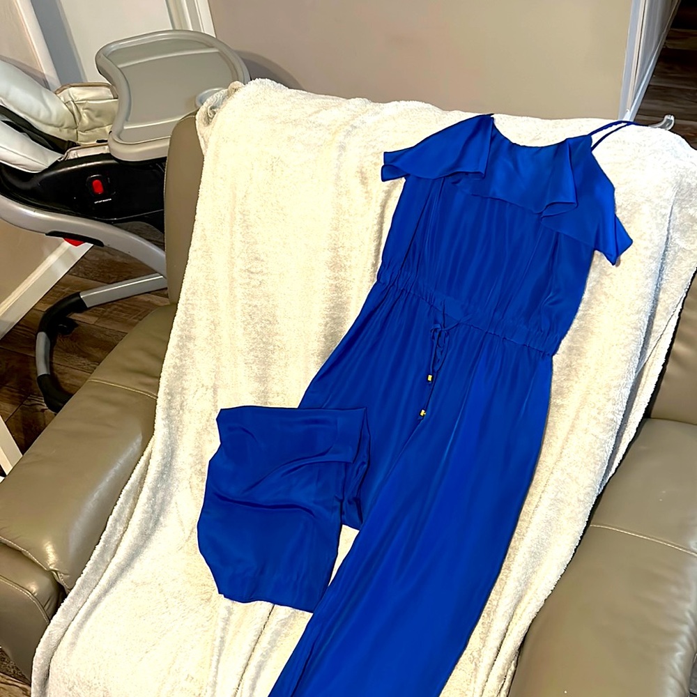 MK royal blue jumpsuit